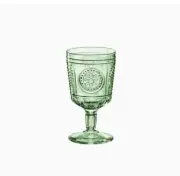 Bormioli Rocco Romantic Stemware Single Drinking Glass, 10.75 oz Pastel Green