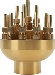 Brass Fountain Nozzle 3 Tier Adjustable Column Water Sprinkler Garden Pool Pond