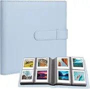 288 Pockets Photo Album for Fujifilm Instax Square SQ1/SQ6/SQ10/SQ20 Camera, Kodak Mini 3 Square,Mini Shot 3 Square, Mini Shot 3 Square Printer, Album for Instax Square Kodak 3x3" Photo(Blue)