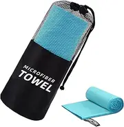 Microfiber Gym Towel, Quick Dry Towel, Sports Towel, Absorbent Towel, Lightweight Towel, Portable Gym Towel, Backpack Towel