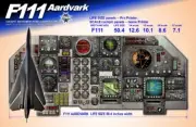 F111 AARDVARK COCKPIT instrument panel CDkit