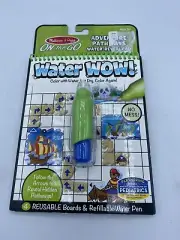 Melissa & Doug On The Go Water Wow! Reusable Water-Reveal Activity Pad Adventure