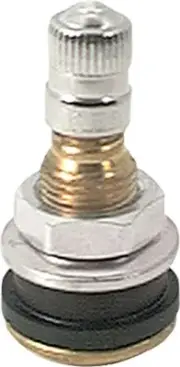 BRASS VALVE STEM BOLT-IN LOT(6) FITS.625"(5/8) RIM HOLE STEMS W/CORE CAP BOLT-IN