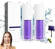 Whitening Power Toothpaste, [New] Purple Toothpaste for Teeth Whitening, Teeth Whitening, Tooth Stain Removal, Purple Whitening Toothpaste,2Pcs