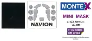 Montex 1/72 RYAN L-17A NAVION CANOPY & WHEELS PAINT MASK Valom