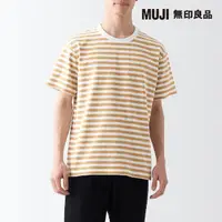 在飛比找momo購物網優惠-【MUJI 無印良品】男有機棉水洗粗織圓領短袖T恤(共10色