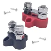 2 Pack Bus Bar Terminal Block, Power Stud Battery Junction Post, Power Terminal