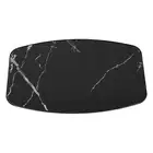 ∣Black Marble Solid Wood Tabletop Waterproof Removable Tea Table Top For