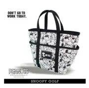 SNOOPY GOLF DON'T GO TO WORK TODAY. filled tote-type cart bag White or Black