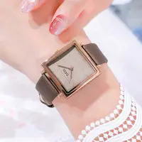 在飛比找Yahoo!奇摩拍賣優惠-手錶女十大品牌霸氣小眾女款時尚潮流大錶盤女士方形石英輕奢防水