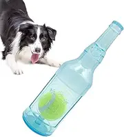 Bottle Squeaky Dog Toys, Bottle Toys for Dogs, Pet Bottle Interactive Toy, Dogs Bottle Chew Toys, Ball in a Bottle Dog Toy, Dog Chew Toy with Tennis Ball, Puppy Teething Chewing Toy