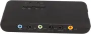 USB Sound Card, 12Mbps 48Khz 7.1 Stereo USB Fiber Port Dual Microphone Connec...