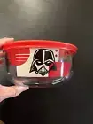Pyrex Star Wars Glass Bowl. Darth Vader, TIE fighter, Death Star, 4 cup storage