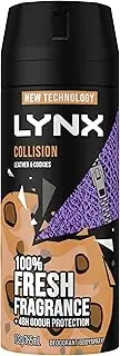 LYNX Collision Leather & Cookies Deodorant Body Spray 165 ml