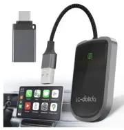 Wireless CarPlay Adapter for Apple, Converts Factory Wired to Wireless CarPlay