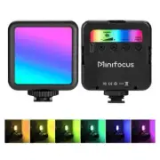 Full Color RGB LED Video Light Mini 1800mAh Type-C Pocket Camera Hot Shoe Light