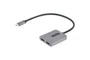 StarTech.com USB-C to Dual HDMI Adapter, USB Type-C Multi-Monitor MST Hub, Dual 4K 60Hz HDMI Laptop Display Extender / Splitter,