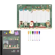 Magnetic Dry Erase Weekly Calendar for Fridge Erasable Acrylic Whiteboard Planner Schedule Board with 6 Pens