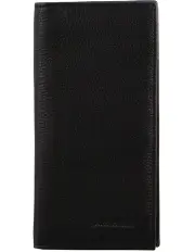 [PIERRE CARDIN] Italian Leather Suit Wallet in Black