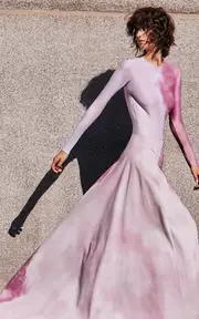 [MARIA ELENA VILLAMIL] Existencia Gradient Maxi Skirt