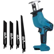 18V Cordless Electric Reciprocating Saw Variable Speed Metal Wood Cutting Tool