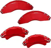 AOOA Caliper Covers Red Brake Aluminum Covers Fits Jeep Gladiator 2020-2024(Set of 4)