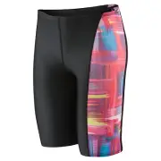 Speedo Men's Flipturns Printed Swim Jammer Sleek ProLT Fabric