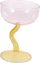FUNOMOCYA Chic Footed Dessert Bowl Glass Ice Cream Bowl for Snacks Desserts Biscuits Milk Fruit Salads Side Dishes Add Elegance to Your Table