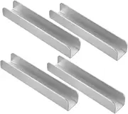 Abaodam 4pcs Indoor Safety Gate Bracket for Pet and Child Barrier Baby Gate Wall Mount Kit for Stairway Pet Gate Extender and Dog Fence Mounting Hardware