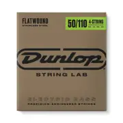 Jim Dunlop Dunlop 50-110 Flatwound 4-String Bass Guitar String Set