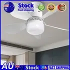 Ceiling Fan Light with Remote Light Bulb Fan Dimmable 5 Blades for Home Office