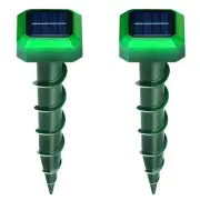 Screw-Shape Stakes Mice Repellent Outdoor Ultrasonic Snake Away