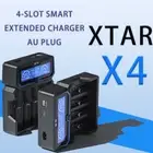 XTAR X4 Smart 4-Slot Fast Charger for RCR123A Dual Input