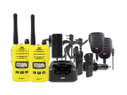 GME TX6160YTP Yellow 5 Watt IP67 UHF CB Handheld Radio Twin Pack (Pack) - TX6160