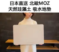 在飛比找Yahoo!奇摩拍賣優惠-日本原裝直送、台灣製「家電王」北歐MOZ 天然珪藻土 吸水地