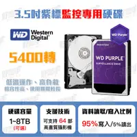 在飛比找蝦皮商城精選優惠-<台灣現貨 快速出貨> WD 紫標 1TB、2TB、3TB、