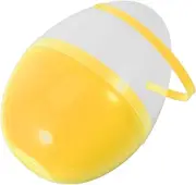 NOLITOY Easter Eggs Empty Eggs to Fill Large Eggs Giant Fillable Lollipop Container Holiday Decoration Egg Baskets Oversized Bunny Egg Shaped Buckets Eggs 24 Count Fillable Eggs Pp Yellow