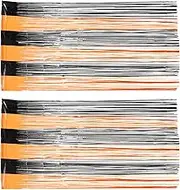 Toyvian 2pcs Halloween Fringe Curtain Foil Background for Spooky for Halloween Decorations Bars Haunted Houses