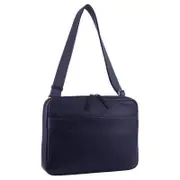 Pierre Cardin Mens Leather 13" Laptop Computer Bag (Navy)