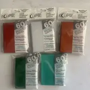 300 Ultra Pro Eclipse Pro-Matte Deck Protector Card Sleeves -SMALL Size 5 Pk