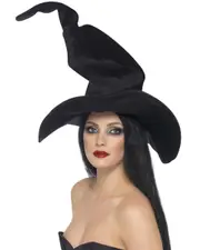 Tall and Twisty Verlour Costume Witch Hat