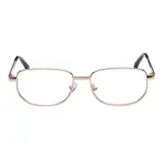Gold Metal Frame Reading Glasses For Women and Men Glasses Strength +1.00~4.00 J