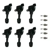 6X Ignition Coil & Spark Plug For Nissan Altima Maxima Quest Murano 3.5 UF349 (for: Nissan)
