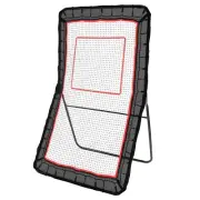 VEVOR Lacrosse Rebounder for Backyard, 4x7 Ft Volleyball Bounce Back Net, Pitchb