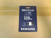 Brand New Sealed - Samsung - Pro Ultimate and Reader 128GB microSDXC Memory Card