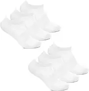 [SOCKSVILLE] 6/12 Pairs Ladies Trainer Socks | Low Cut Ankle Socks with Ventilation Mesh | Indoor/Outdoor Sports, Athletic Wear, Workout & Everyday Casual | Soft, Durable & Quick Drying Trainer Sock Womens 4-7, 6
