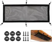 Under Desk Organizer Net - Cable Organizer Bag, Cable Organizer Mesh Box | Wire Management Table Mesh Organizer, Large Capacity Space Saving Cable Organizer Net for Tables Standing Desks Wires Plugs