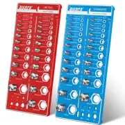 62 Nut and Bolt Thread Checker Standard and Metric, Bolt Size and Thread Gaug...