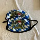 Two Bavaria Flag Face Masks New