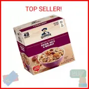 Quaker Instant Oatmeal, Raisin, Date and Walnut, Individual Packets, 1.30 Ounce